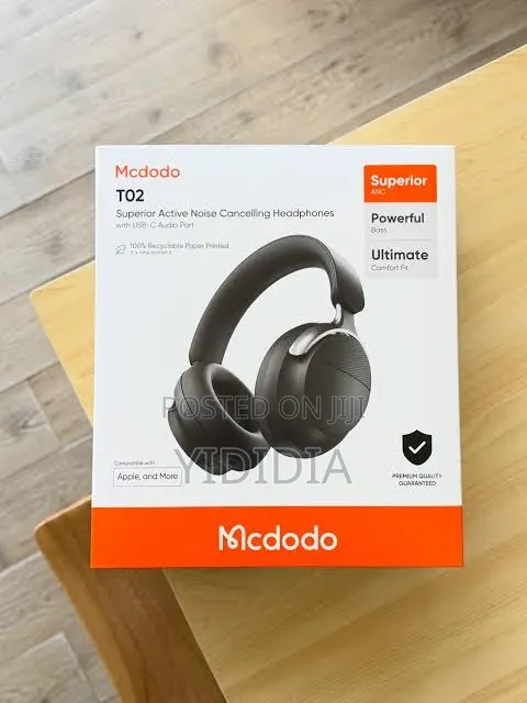 🔥 McDodo T02 Anc Wireless Headphones