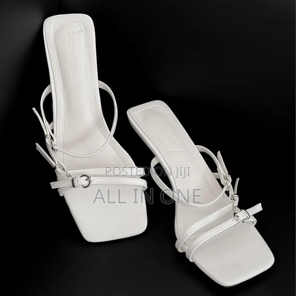 White Sandaled Heel