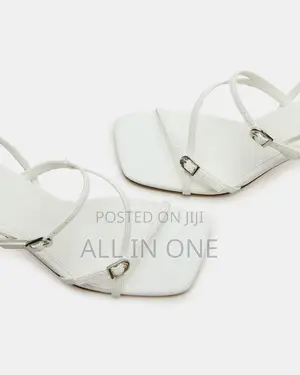 White Sandaled Heel