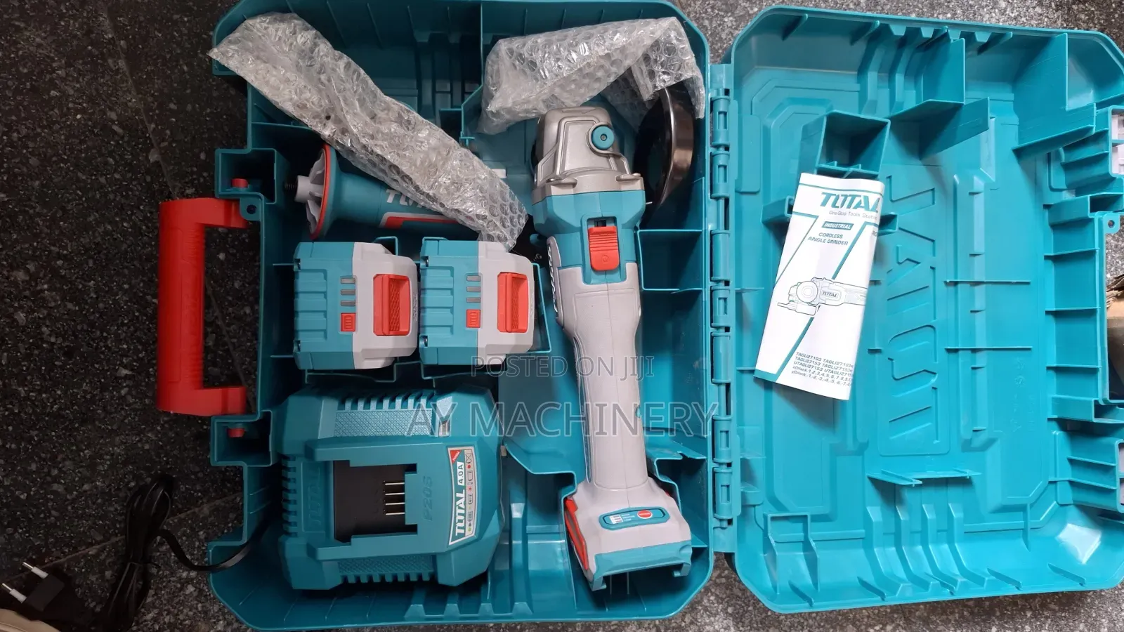 Total Cordless Grinder 20V 4Ah