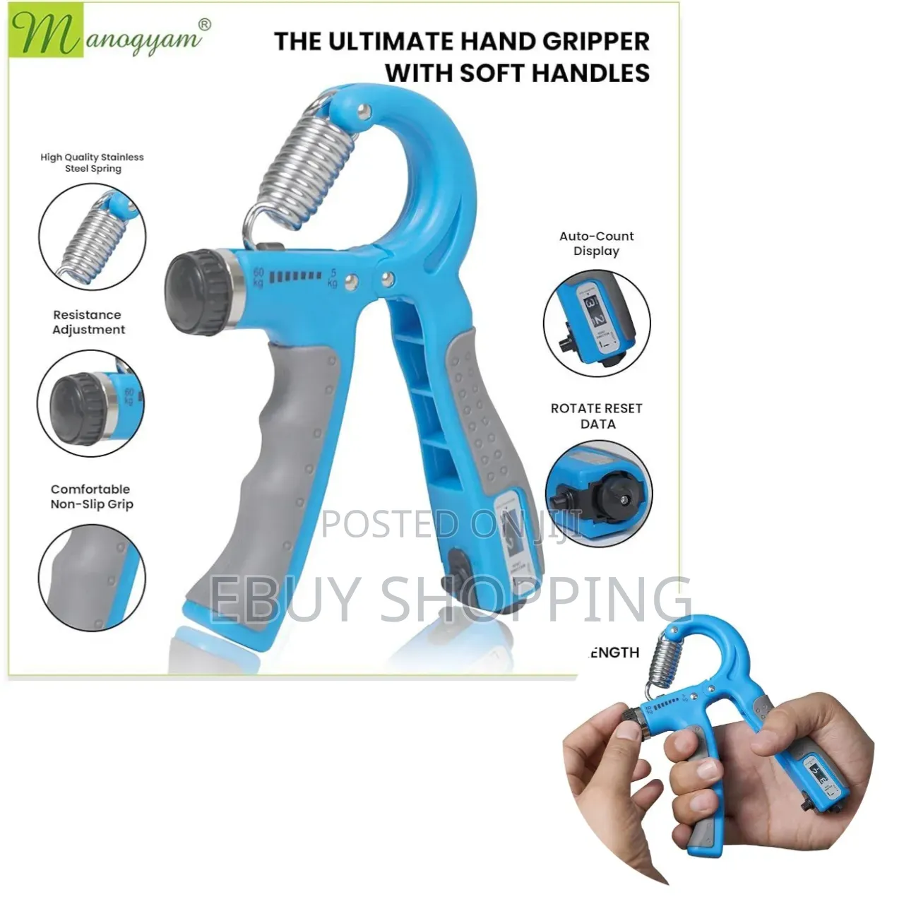 The Rotary Knob Adjusts Tension From 5 to 60 Kg,