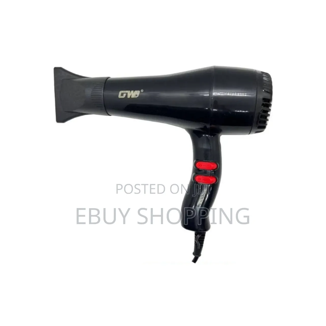 Hair Dryer Is a Versatile Styling Tool With Dual Red Rocker Switches