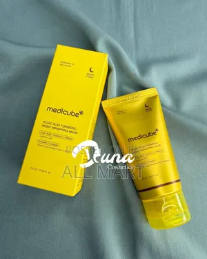 Medicube Wrapping Mask KojicAcid
TurmericOvernight Peel Off FacialMask