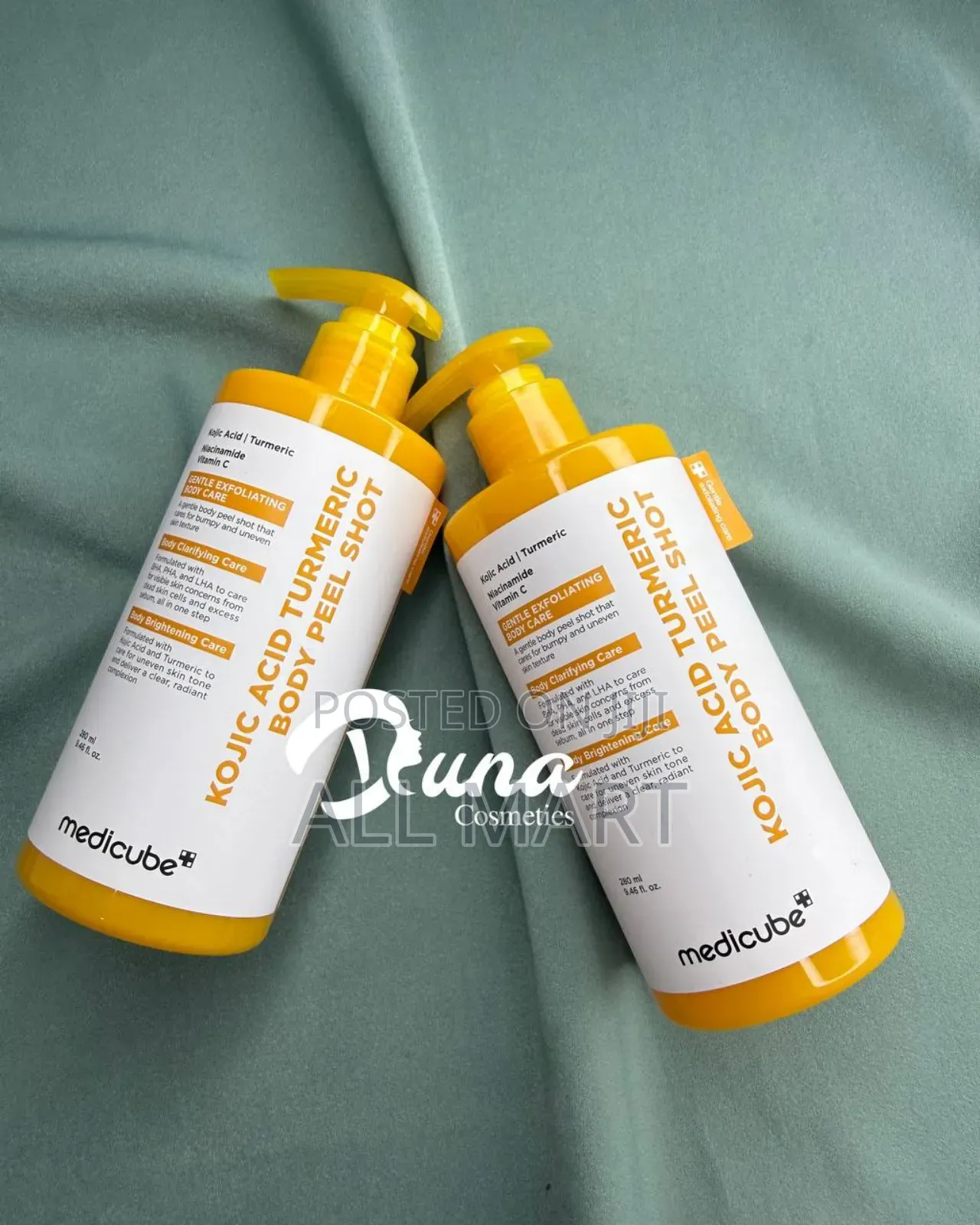 Medicube Body Peel Shot With Kojic Acid
And Turmeric
