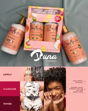Shea Moisture Shampoo and Conditioner
Curl and Shine