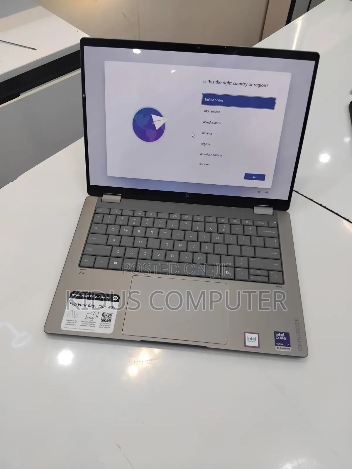 New Laptop HP OmniBook 5 Flip 16GB Intel Core Ultra 7 SSD 1T