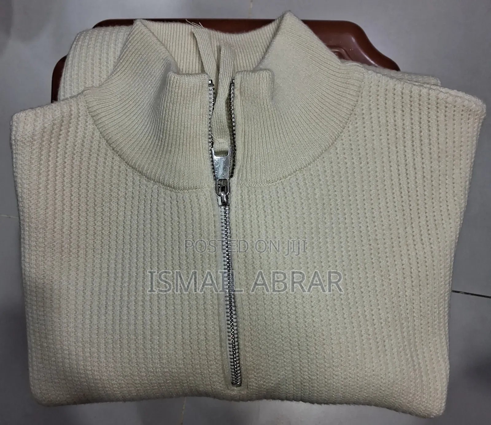 Men's White Sweater