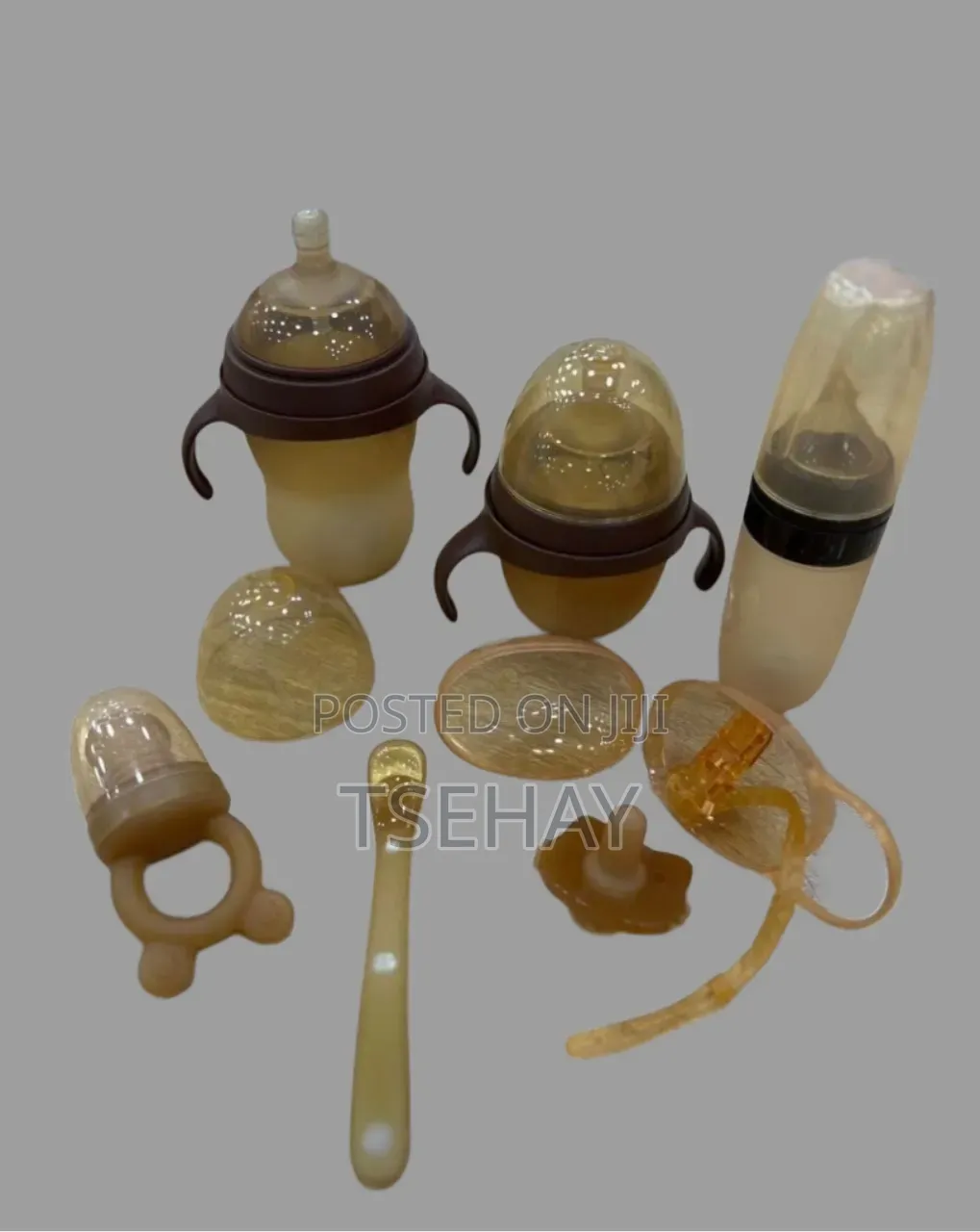6 Pieces BPA Free Silicone Baby Bottles or Feeding Sets