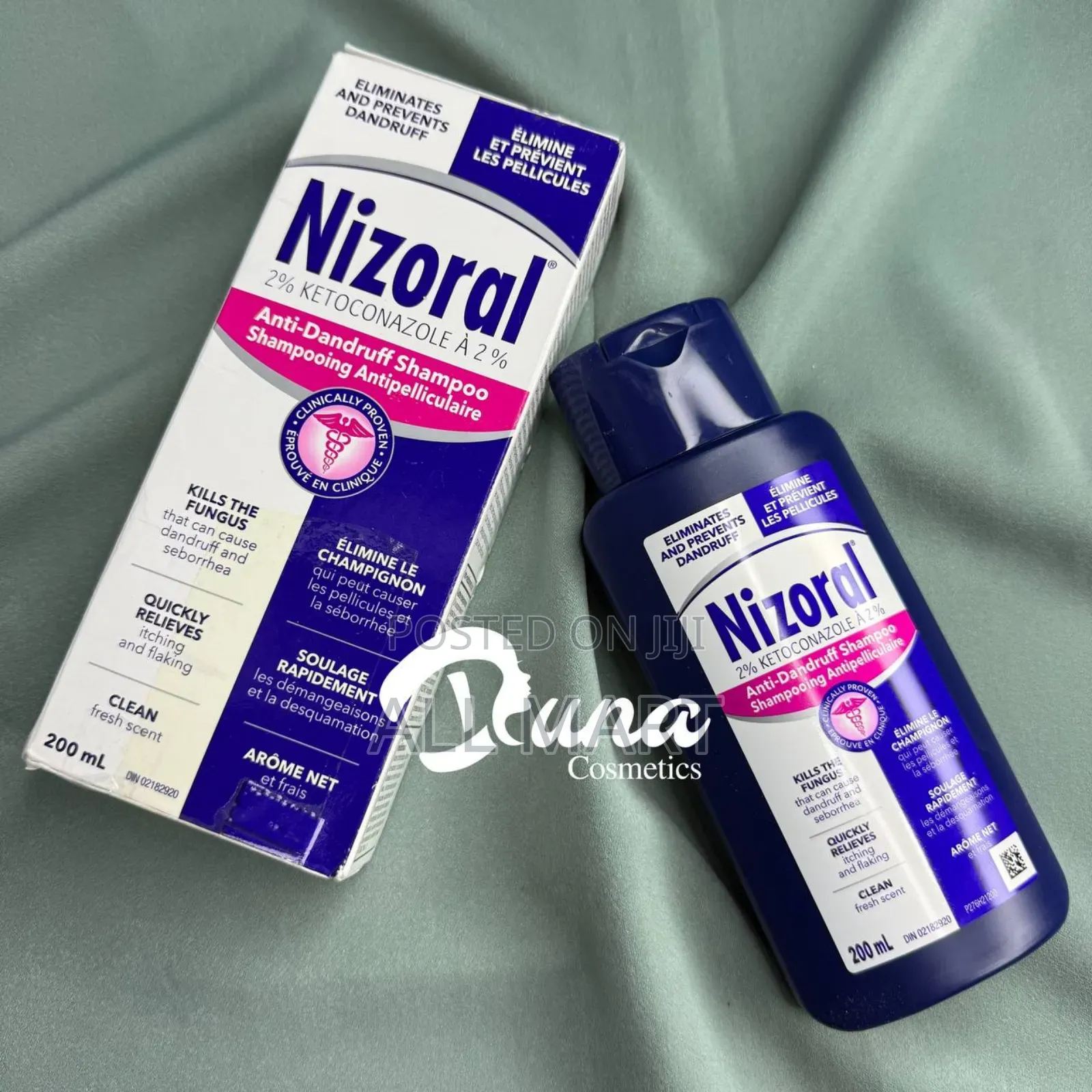 Nizoral Anti-Dandruff Shampoo With 2%
Ketoconazole, Fresh Scent