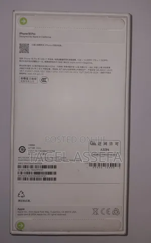 New Apple iPhone 16 Pro 256 GB Black