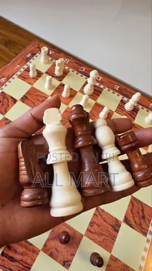 3in1 Wooden Chess Game Set | 50cm X 50cm