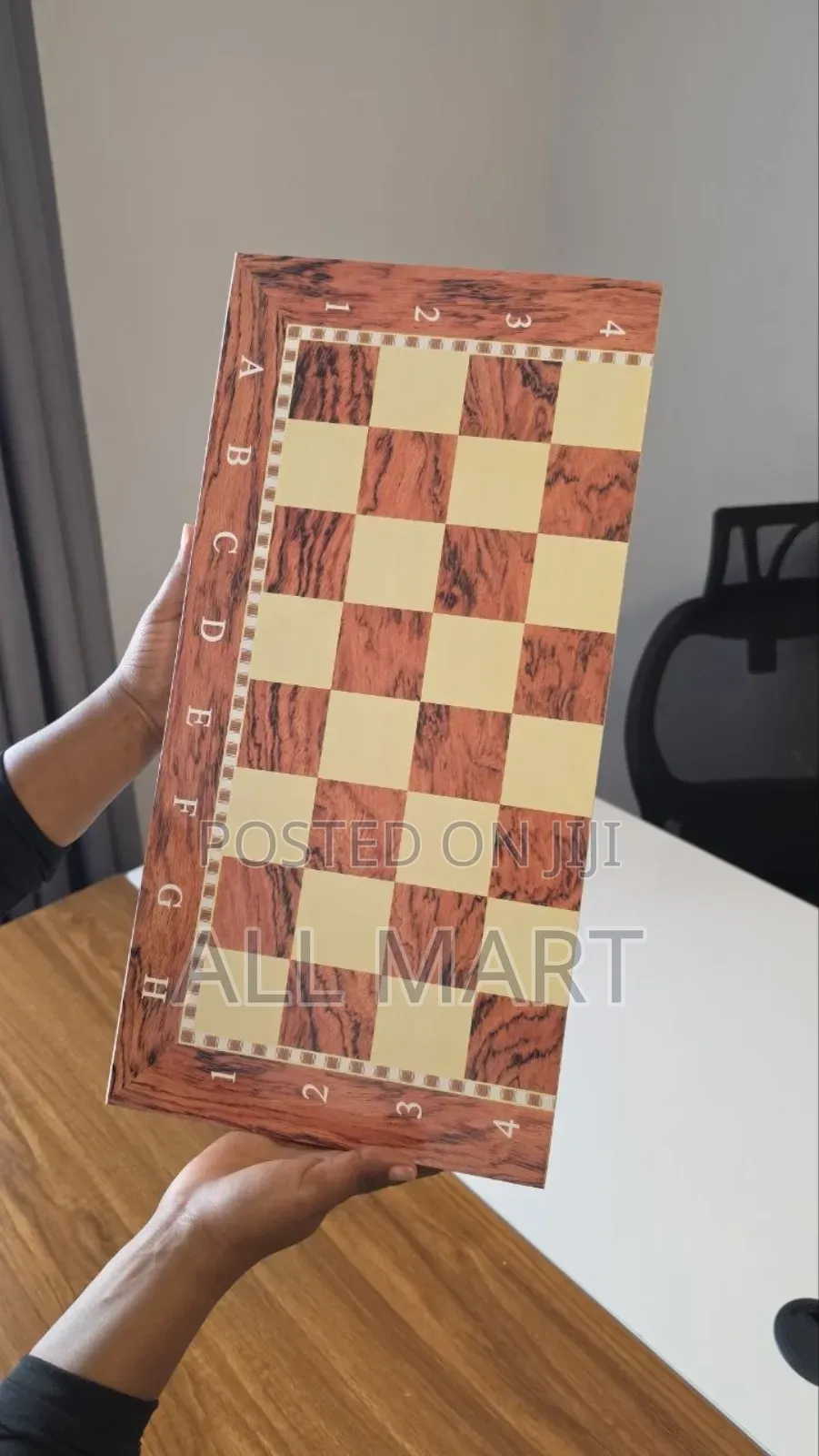3in1 Wooden Chess Game Set | 50cm X 50cm