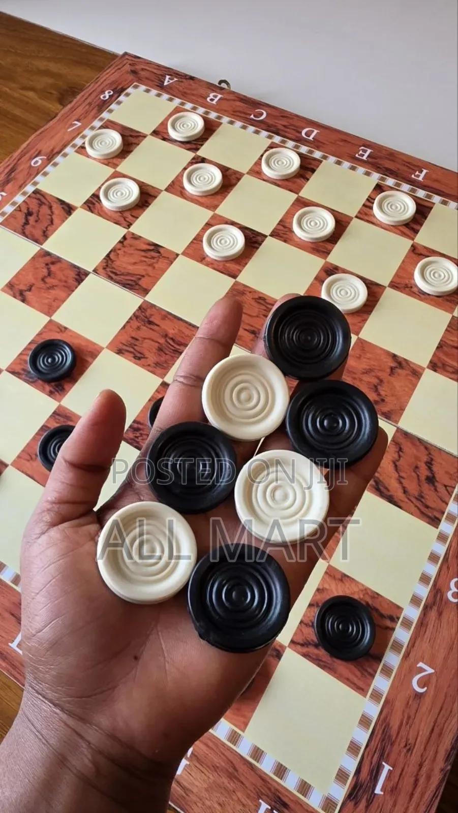 3in1 Wooden Chess Game Set | 50cm X 50cm
