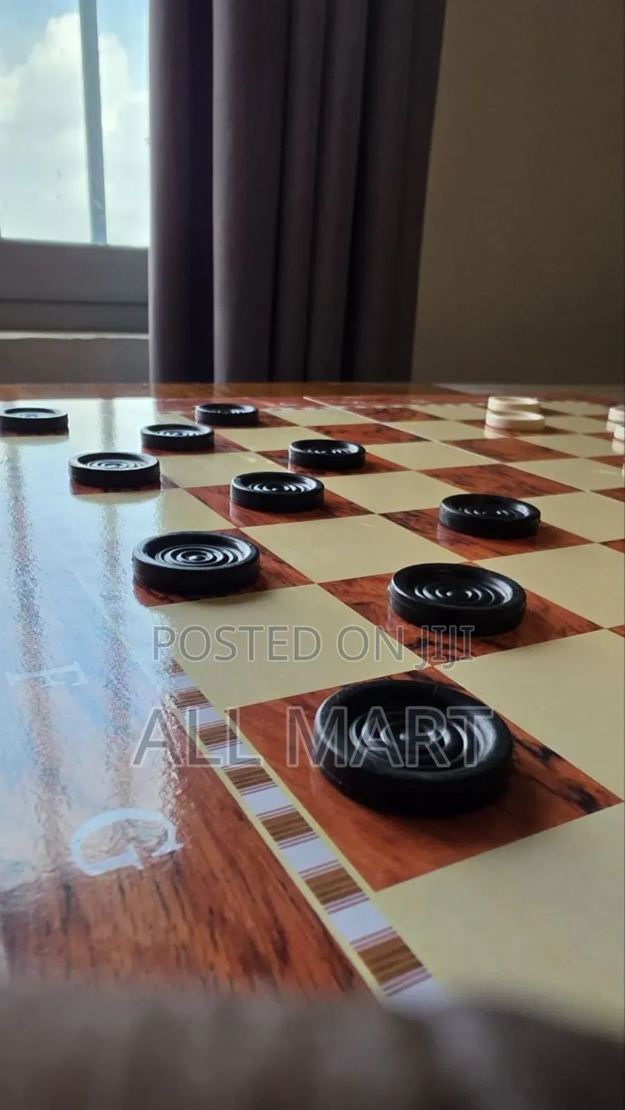 3in1 Wooden Chess Game Set | 50cm X 50cm