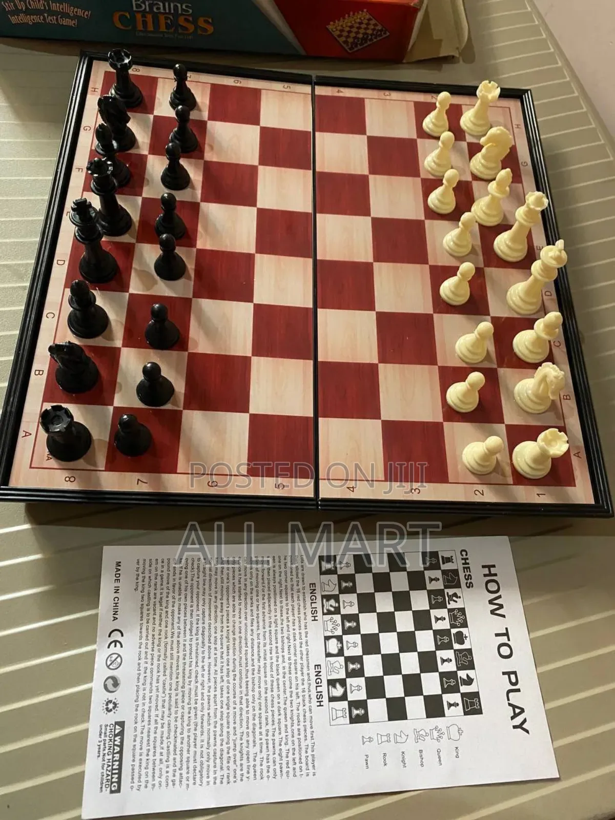 Non- Magnetic Foldable Chessboard Chess Game