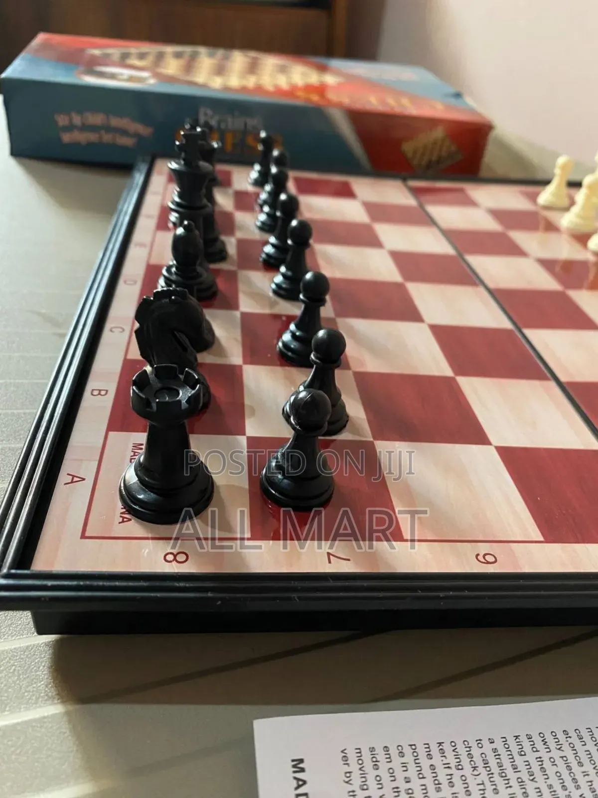 Non- Magnetic Foldable Chessboard Chess Game