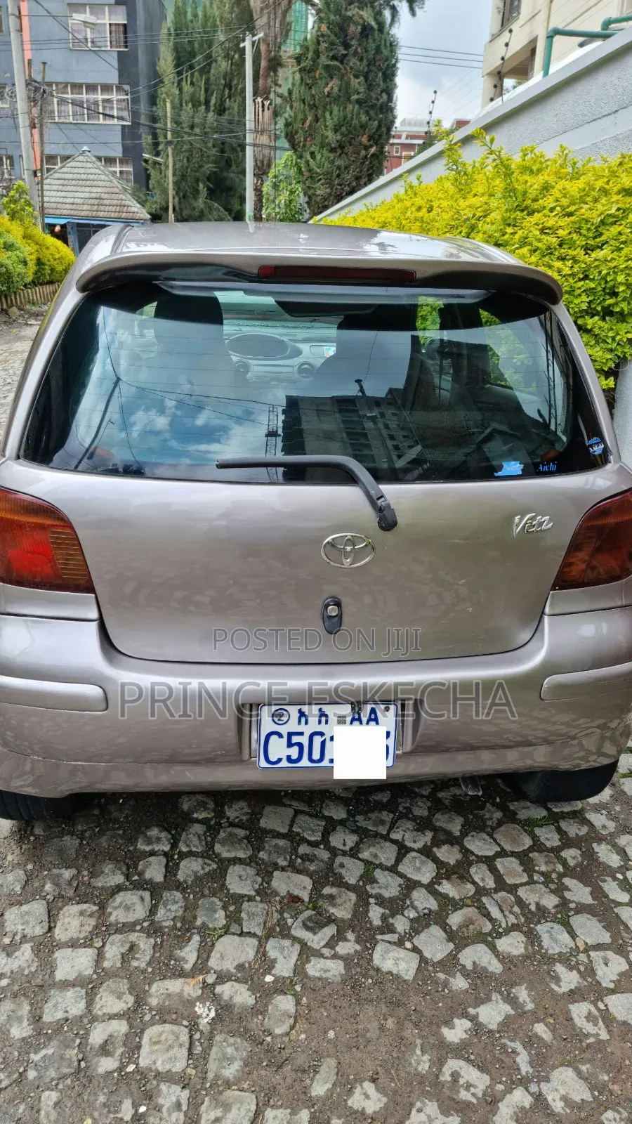 Toyota Vitz 2002 Brown