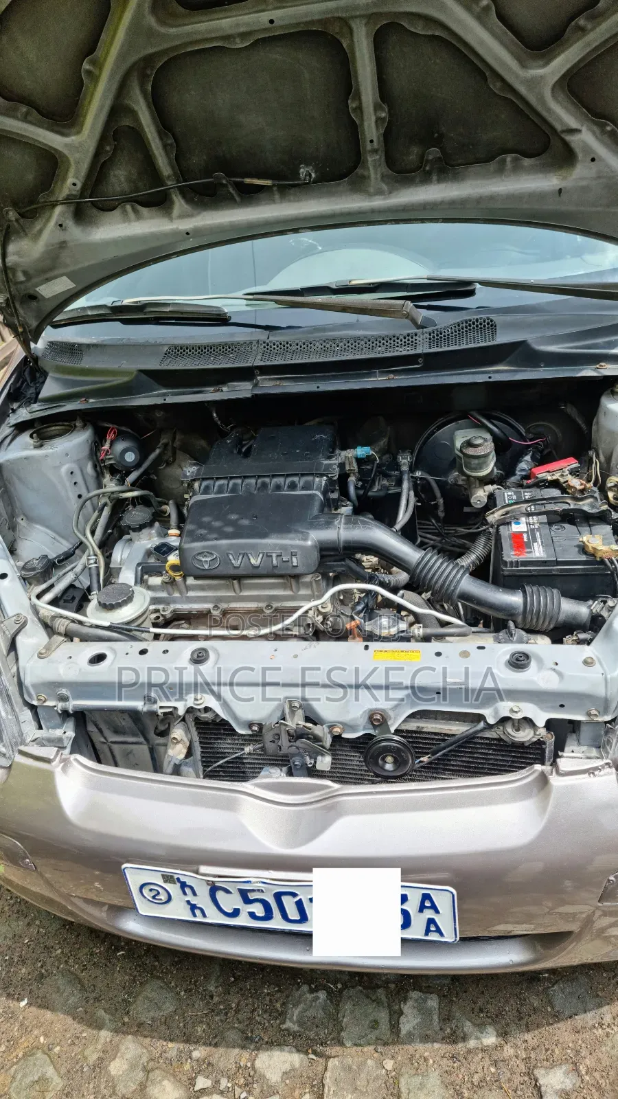 Toyota Vitz 2002 Brown