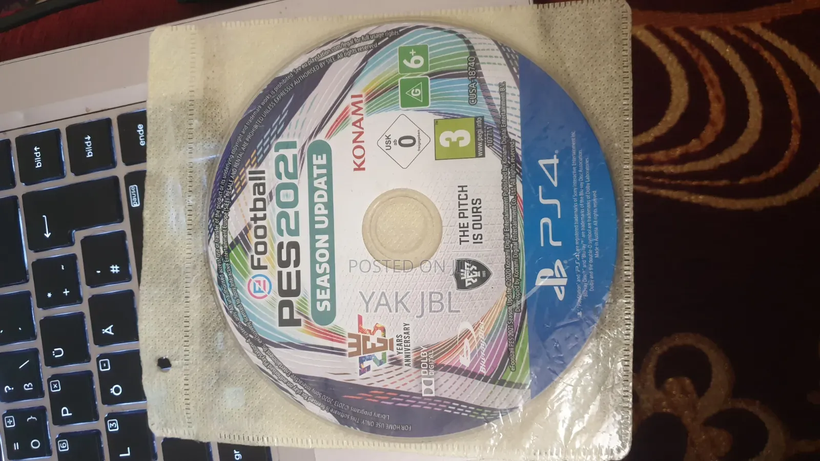 Efootball Pes 2021 Ps4 Game