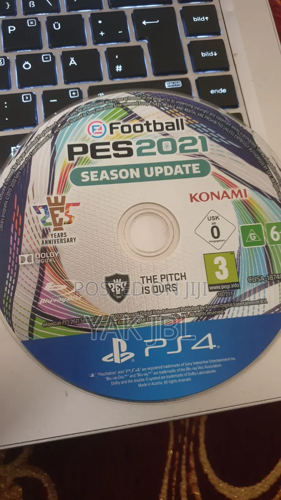 Efootball Pes 2021 Ps4 Game
