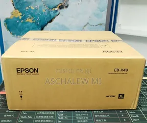 Brand New Epson Projector 
Model : EB-X49