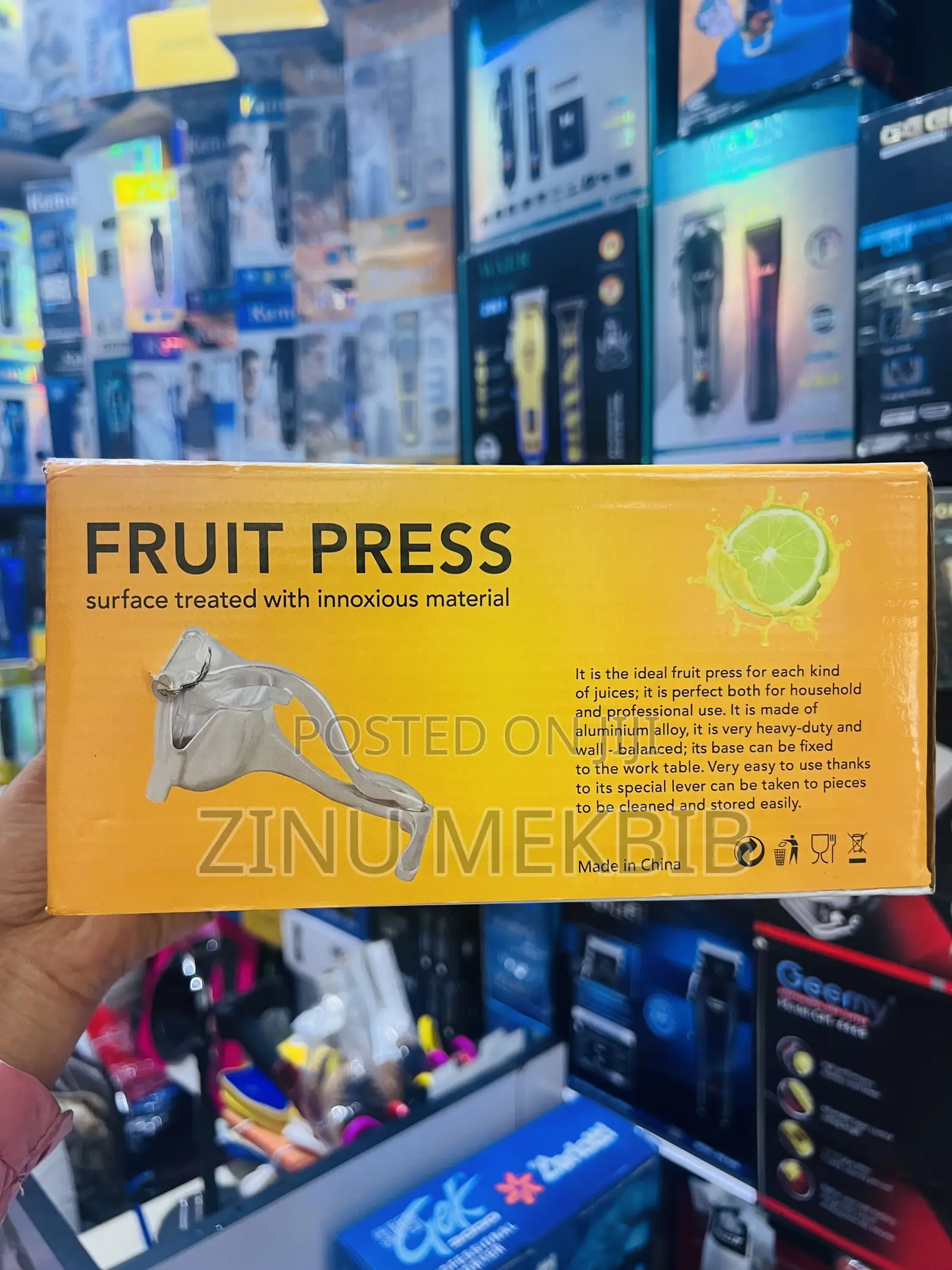 Manual Hand Press Fruits Juicer