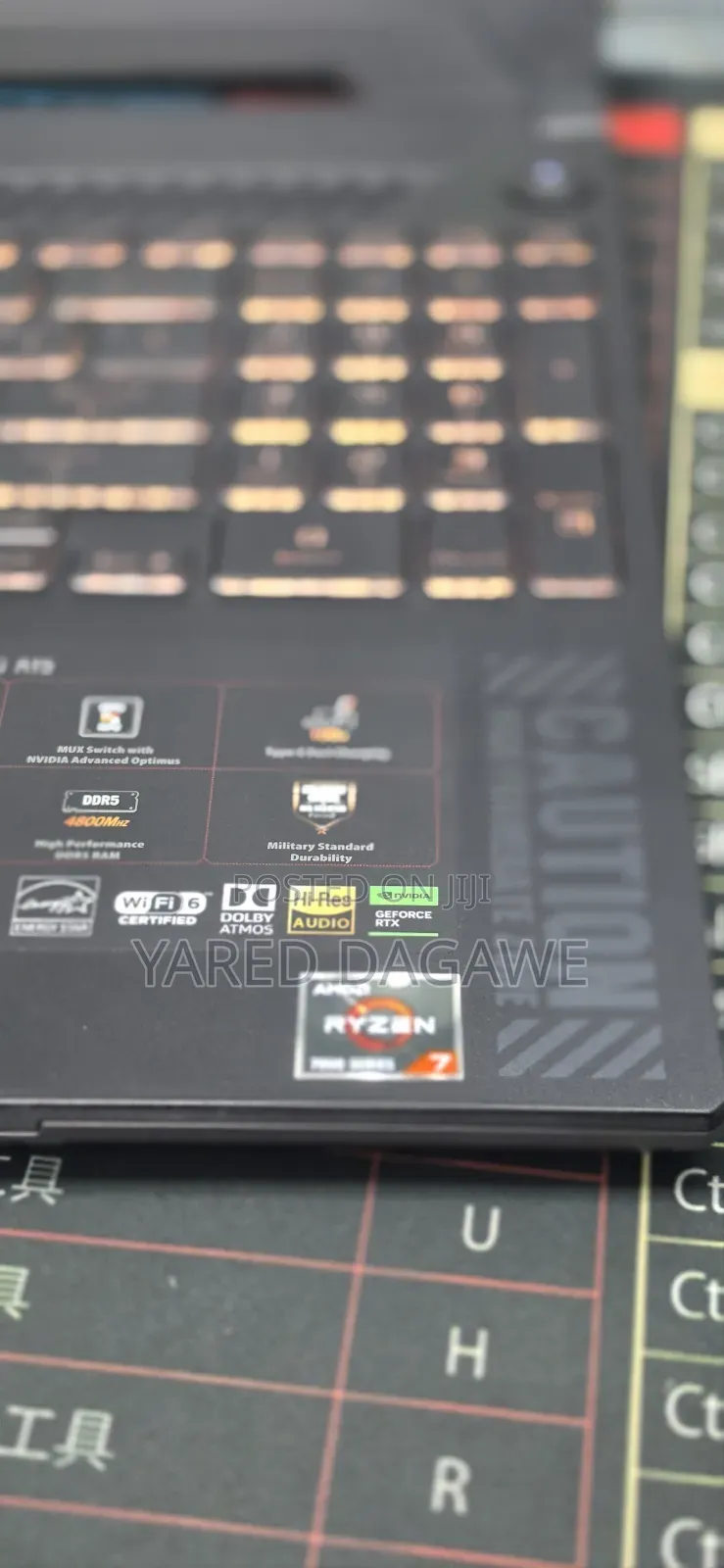 New Laptop Asus TUF Gaming A15 16GB AMD Ryzen 7 SSD 512GB