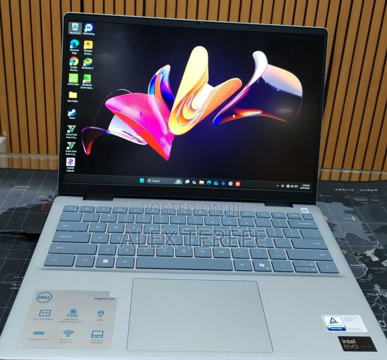 New Laptop Dell Inspiron 14 7440 16GB Intel Core Ultra 7 SSD 1T