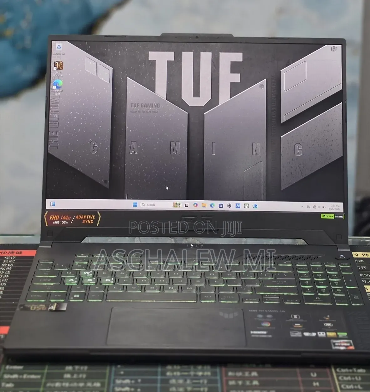 New Laptop Asus TUF Gaming A15 16GB AMD Ryzen 7 SSD 512GB