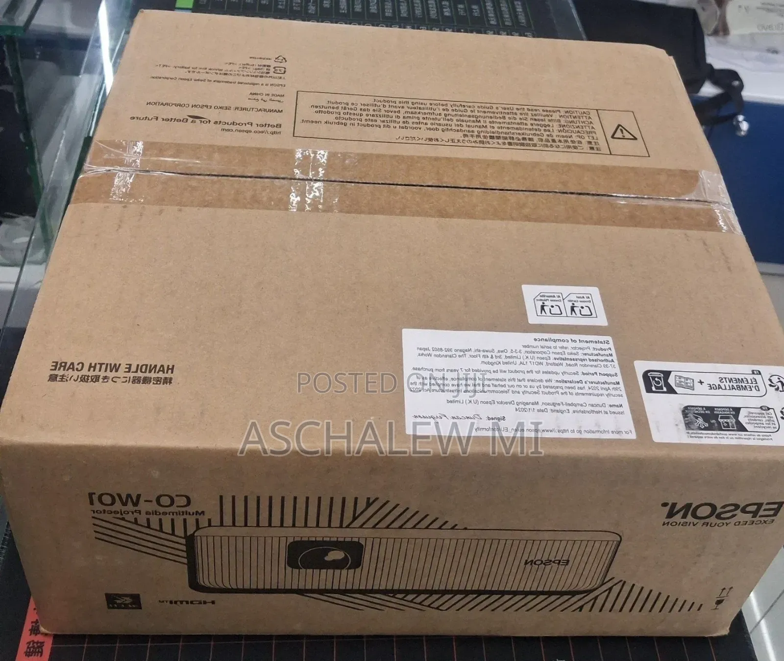 Brand New Packed With Cartoon Epson Projector Model