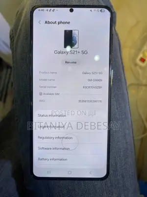 Samsung Galaxy S21+ 5G 256 GB Black
