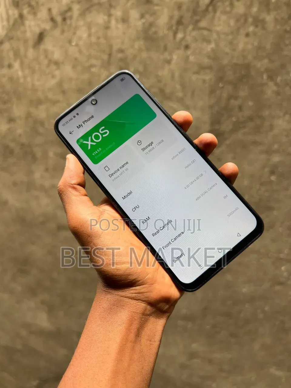 New Infinix Hot 50i 128 GB Black