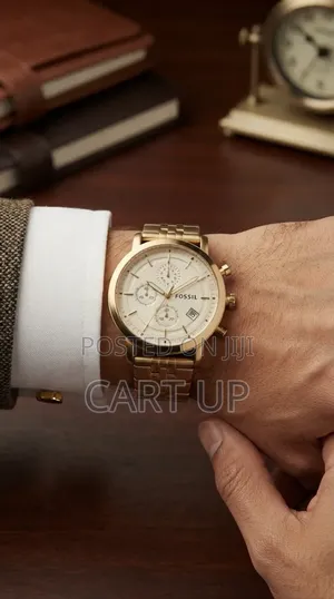 Fossil Golden and White Classic Men's Watch