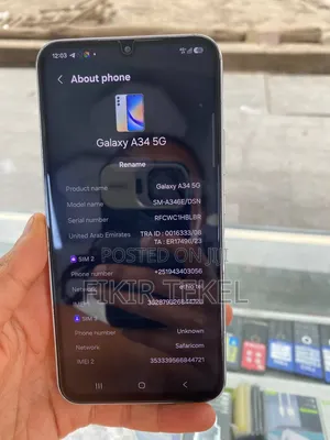 New Samsung Galaxy A34 5G 128 GB Blue