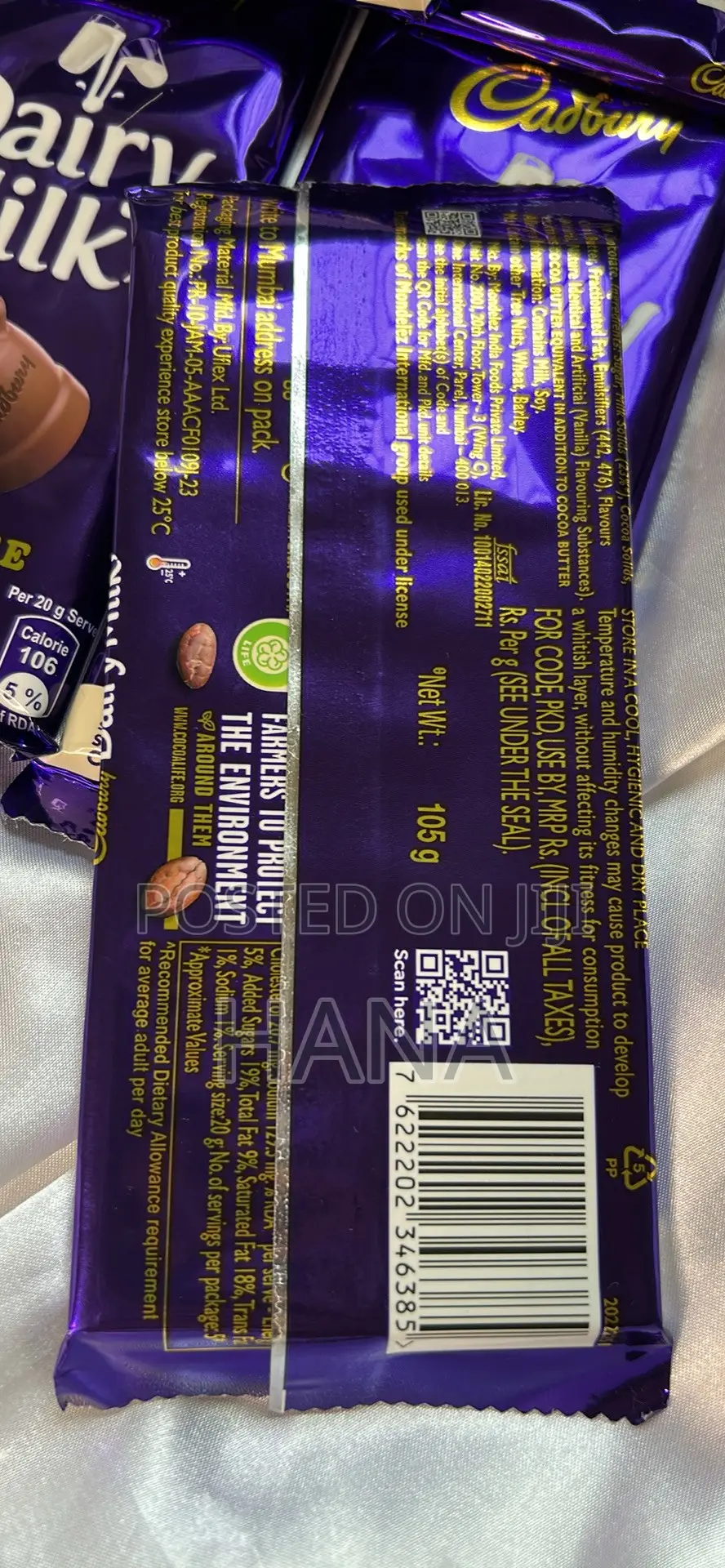 Dairy Chocolate 105gm