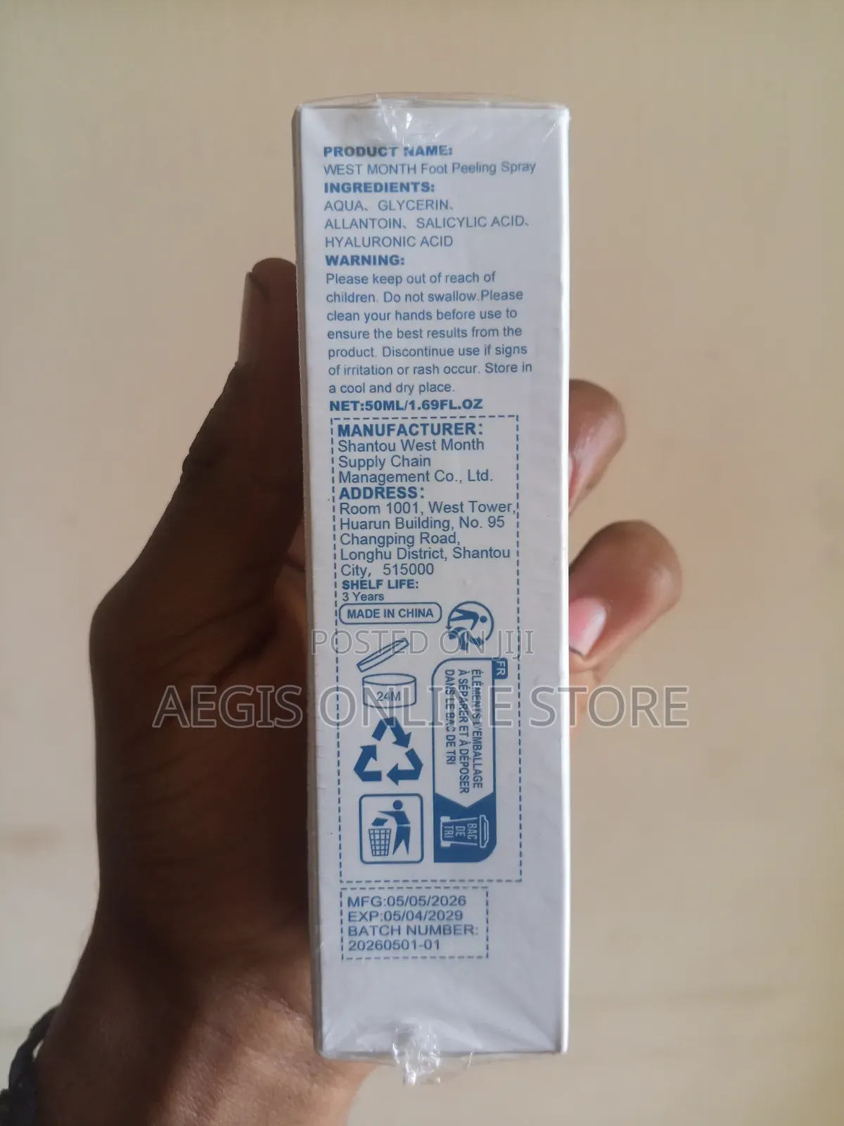 Foot Peeling Spray 50ml
