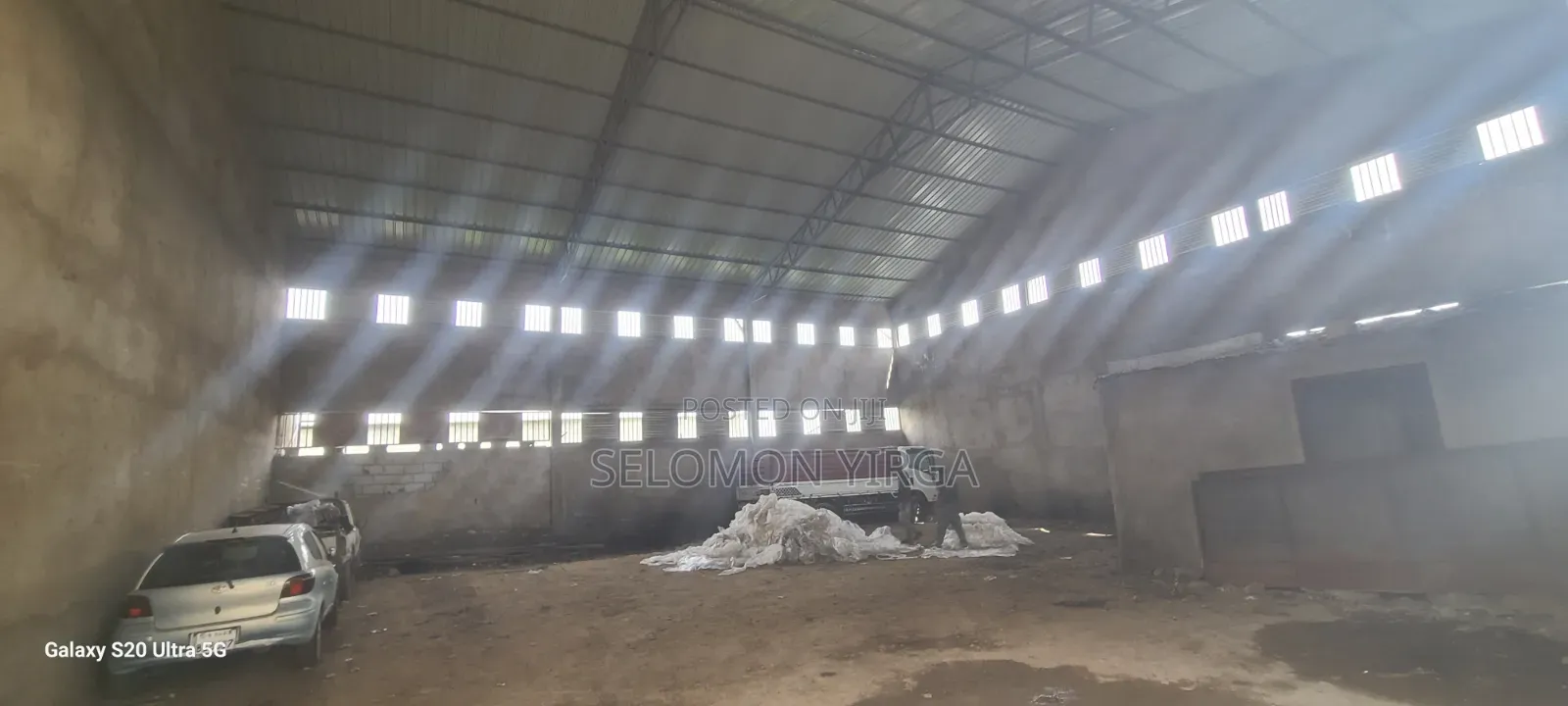 የሚከራይ መጋዘን ለሚኩራ አከባቢ