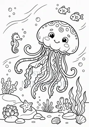 Animals,Birds & Sea Life Coloring Book PDF Ebook
