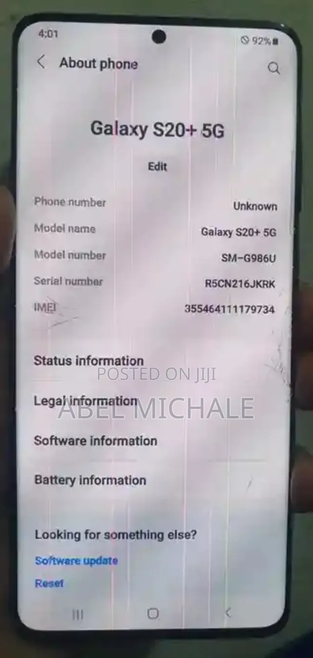Samsung Galaxy S20+ 5G 128 GB Black