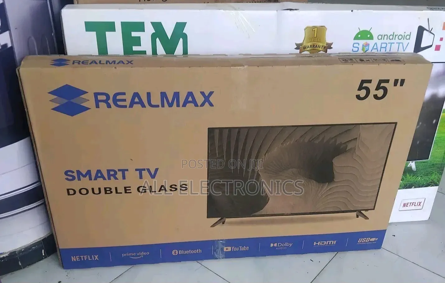 Realmax Smart Rv Double Glass 55"