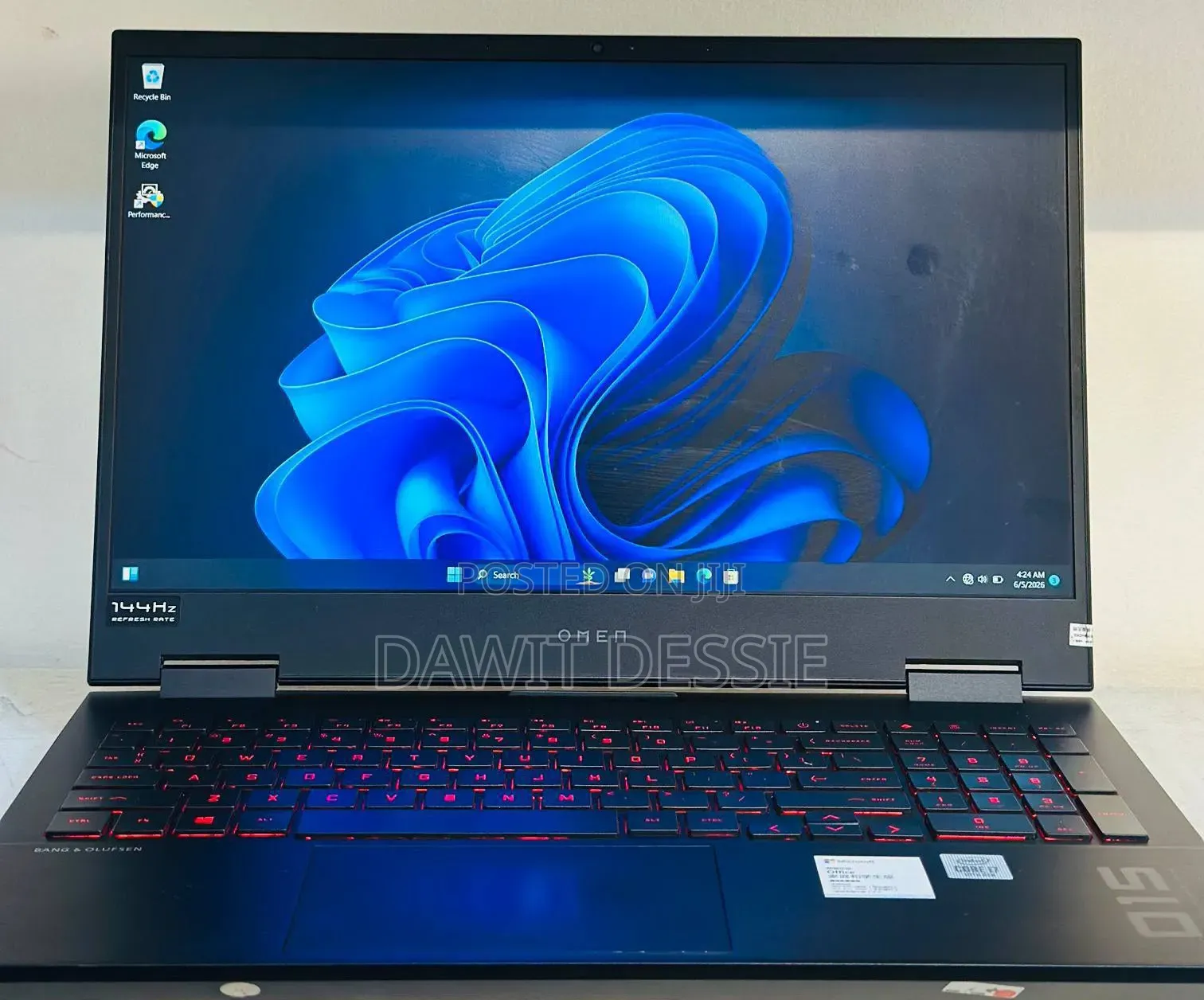 New Laptop HP Omen 15 16GB Intel Core i7 SSD 512GB