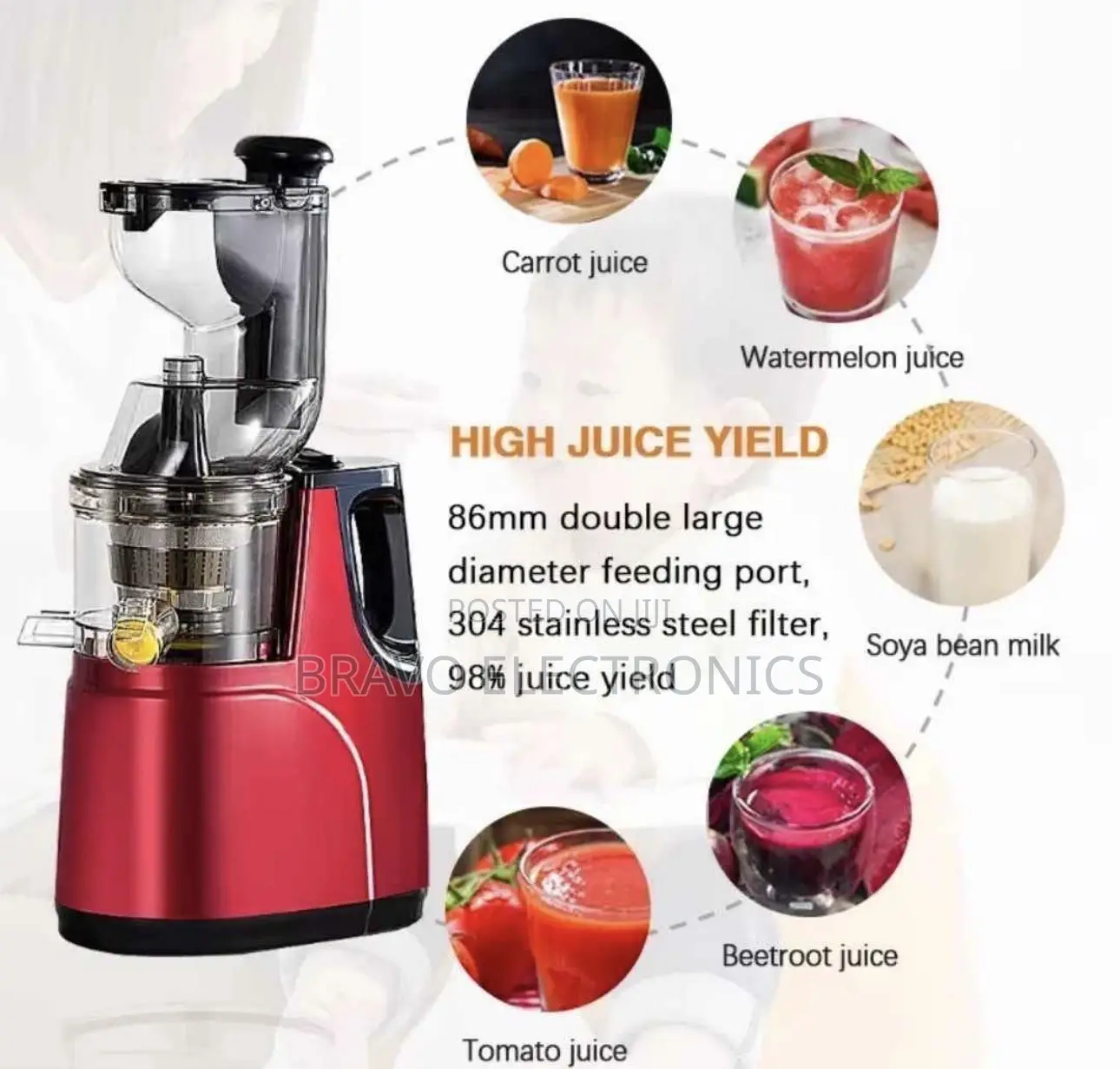 📣 Sonifer Juicer and Extractor Citrus Fruit Slow