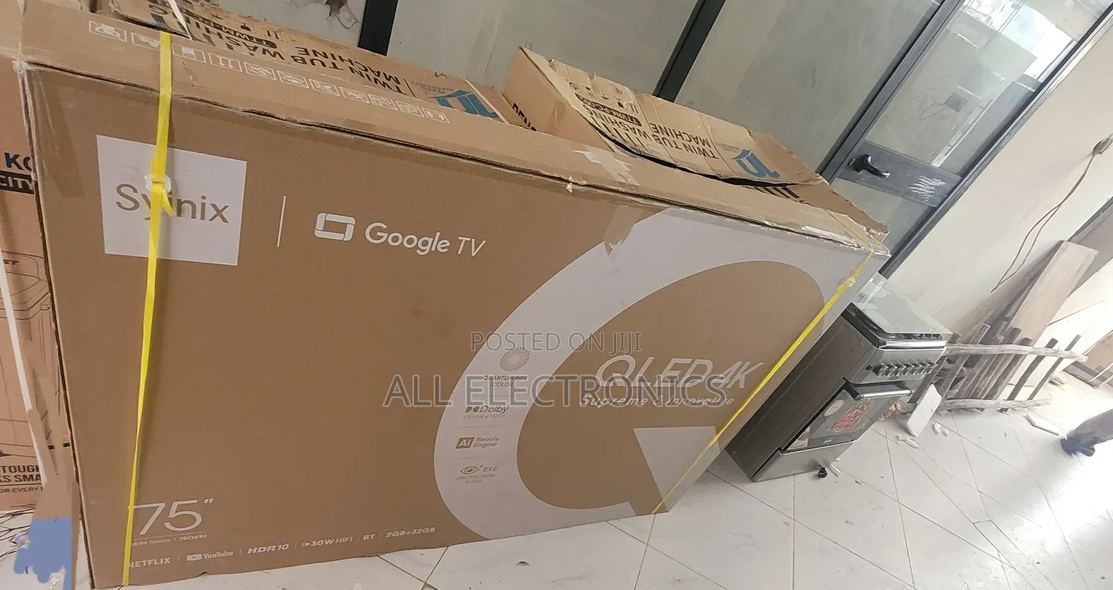75"ሲይኔክስ Qled Google TV