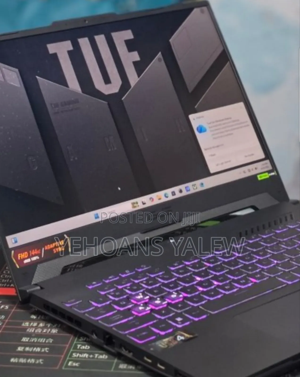 New Laptop Asus TUF Gaming A15 16GB AMD Ryzen 7 SSD 512GB