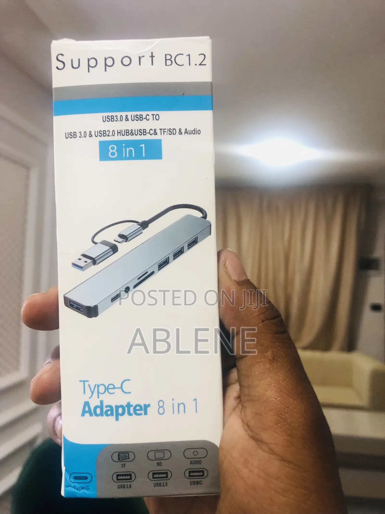 8 in 1 USB and Type C Adapter