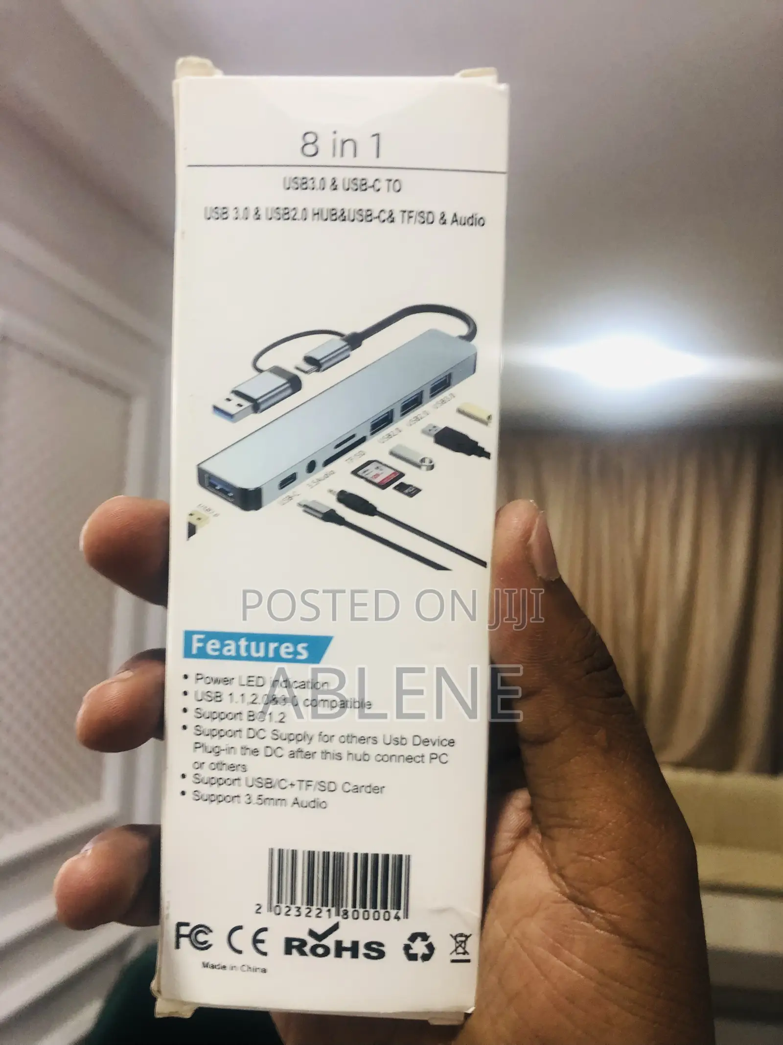 8 in 1 USB and Type C Adapter