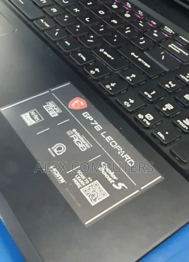 New Laptop MSI GP75 Leopard 16GB Intel Core i7 SSD 1T