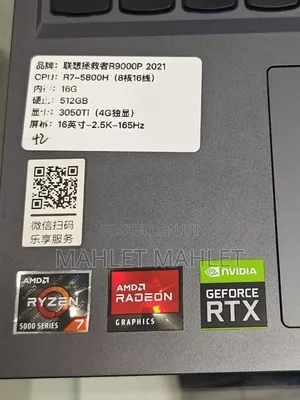New Laptop Lenovo Legion 7 16GB AMD Ryzen 7 SSD 512GB