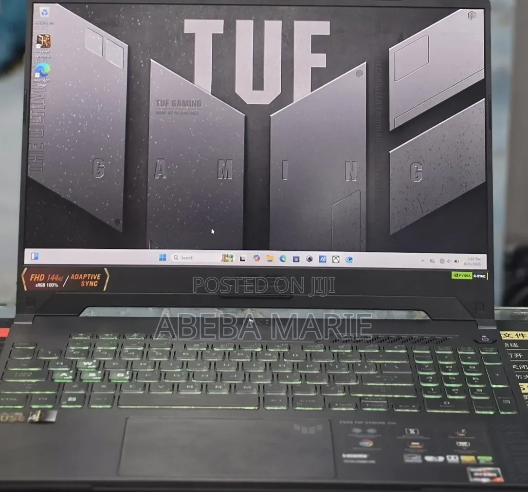 New Laptop Asus TUF Gaming A15 16GB AMD Ryzen 7 SSD 512GB