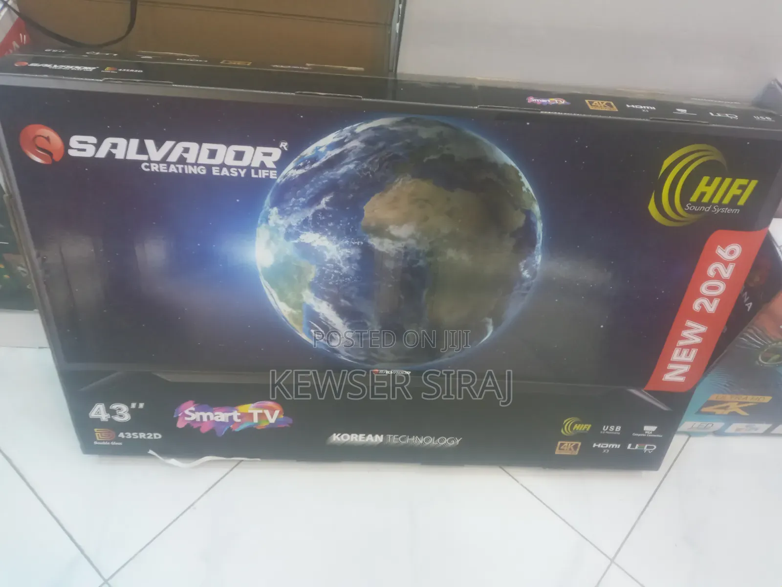 Salvador TV 43inch 4k Smart Android TV